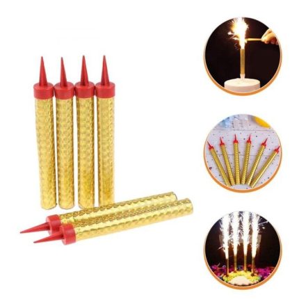 6 bougies scintillantes d'anniversaire