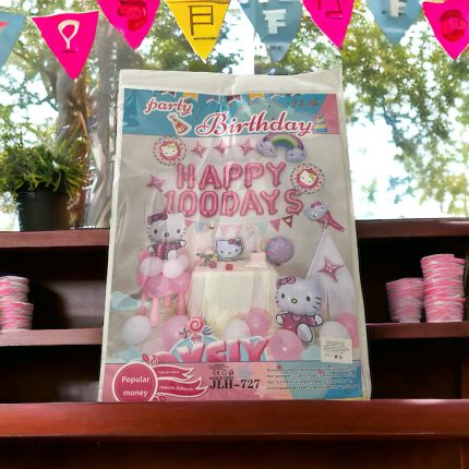 Thème anniversaire hello kitty décoration
